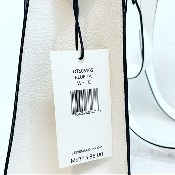 Steve Madden BLupita White Satchel Shoulder Bag - Picture 10 of 11